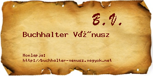 Buchhalter Vénusz névjegykártya